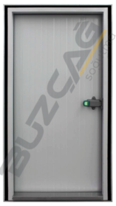 أبواب مفصلية لغرف التبريد والتجميد