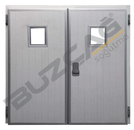 أبواب مفصلية ذات جناحين لغرف التبريد والتجميد