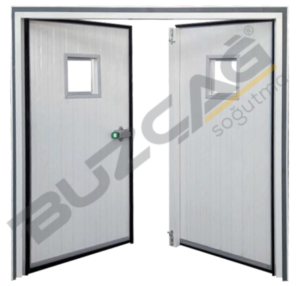 أبواب مفصلية ذات جناحين لغرف التبريد والتجميد